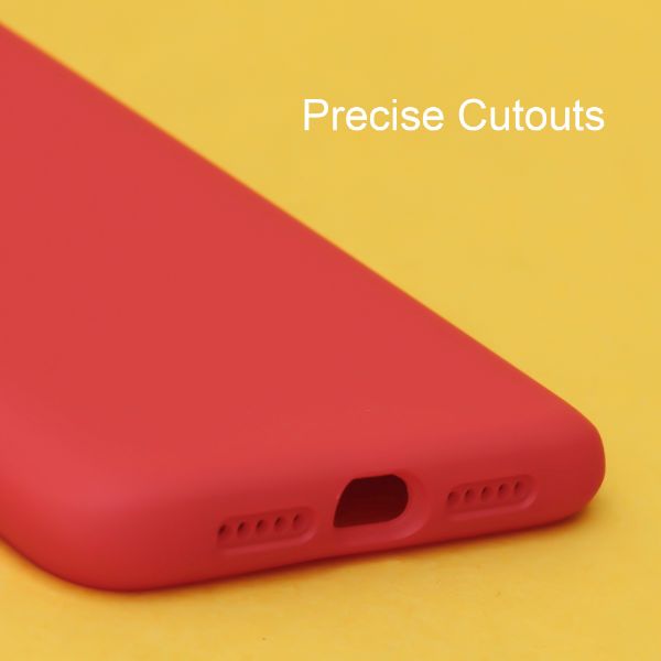 Red Original Silicone case for Oneplus 7 - The Hatke