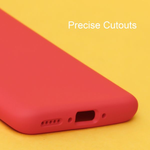 Red Original Silicone case for Oneplus 7 Pro - The Hatke