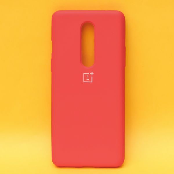 Red Original Silicone case for Oneplus 8 - The Hatke