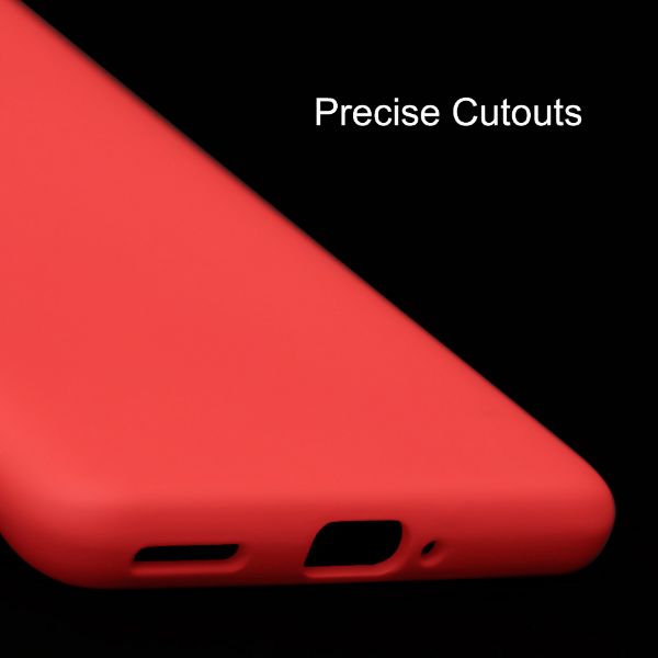 Red Original Silicone case for Oneplus 8 Pro - The Hatke