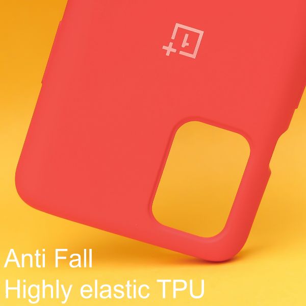 Red Original Silicone case for Oneplus 8t - The Hatke