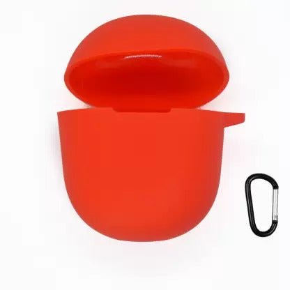 Red Silicone buds case for Boat 383 - The Hatke