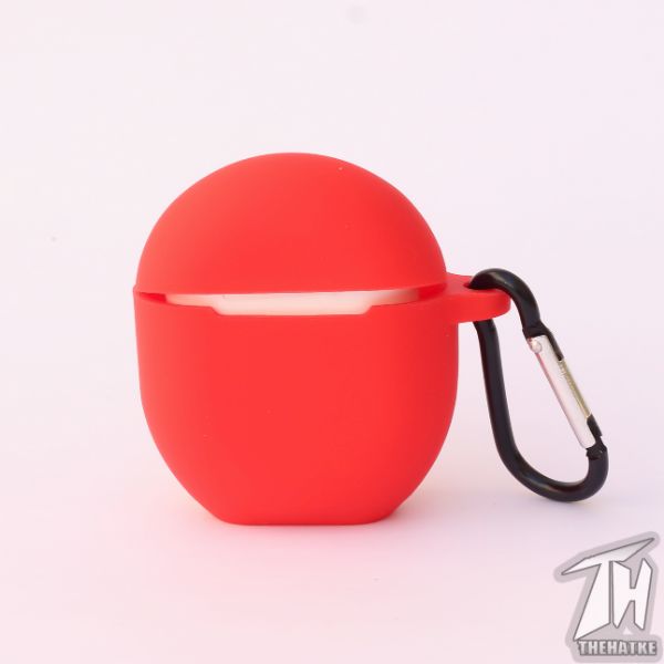 Red Silicone buds case for Oneplus Buds - The Hatke