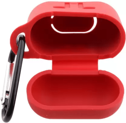 Red Silicone Case For Apple Airpods 1/2 - The Hatke
