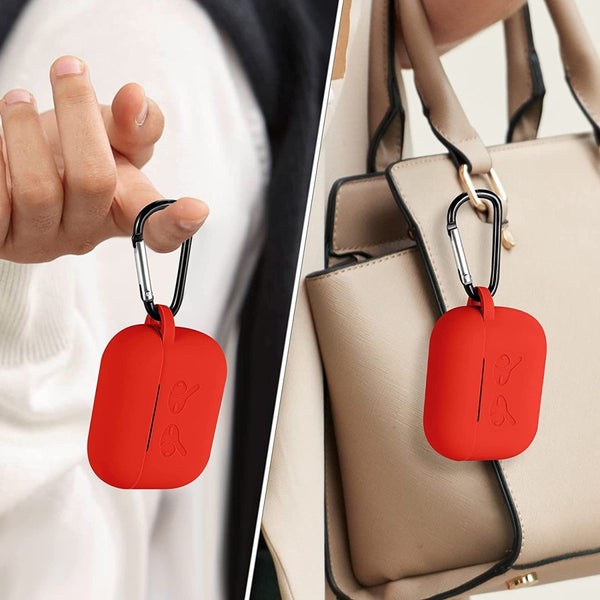 Red Silicone Case For Apple Airpods 3 - The Hatke