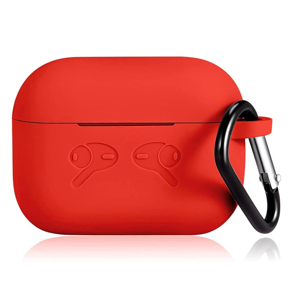 Red Silicone Case For Apple Airpods 3 - The Hatke
