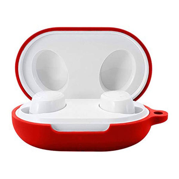Red Silicone case for Oppo Enco W11 - The Hatke