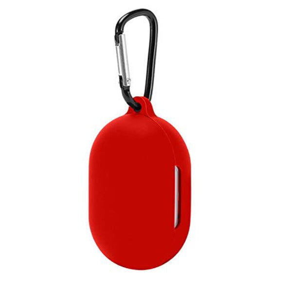 Red Silicone case for Oppo Enco W11 - The Hatke