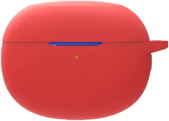 Red Silicone case for Realme Buds Air 3 - The Hatke