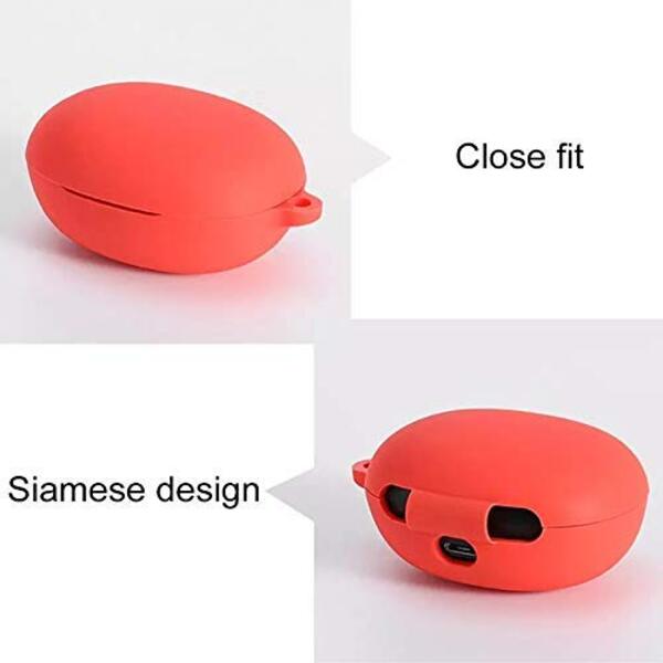Red Silicone case for Realme Q - The Hatke