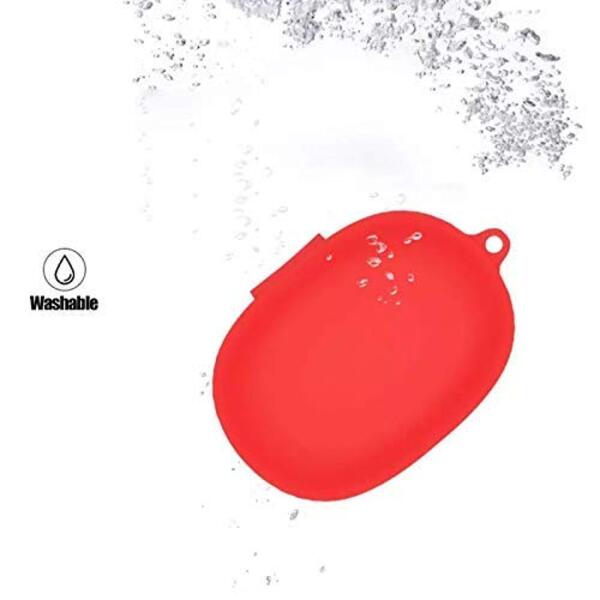 Red Silicone case for Realme Q - The Hatke