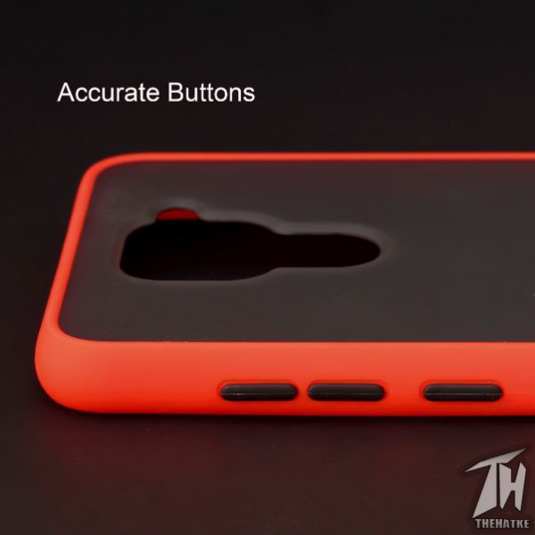 Red Smoke Silicone case for Redmi Note 9 - The Hatke