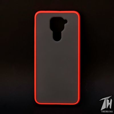 Red Smoke Silicone case for Redmi Note 9 - The Hatke