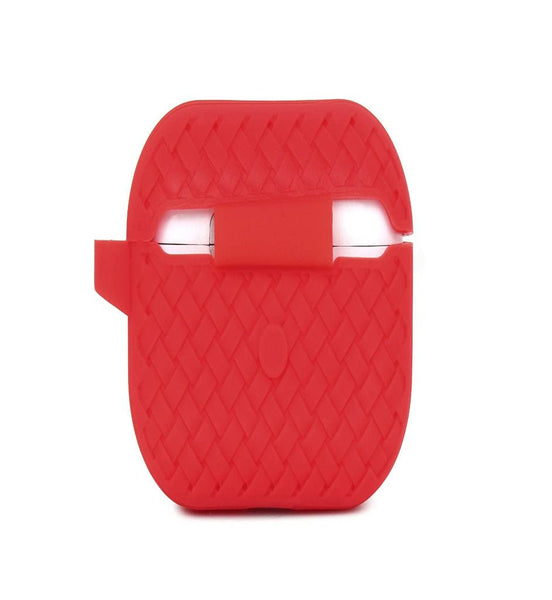 Red Stylish Silicone Case For Apple airpods 1/2 - The Hatke