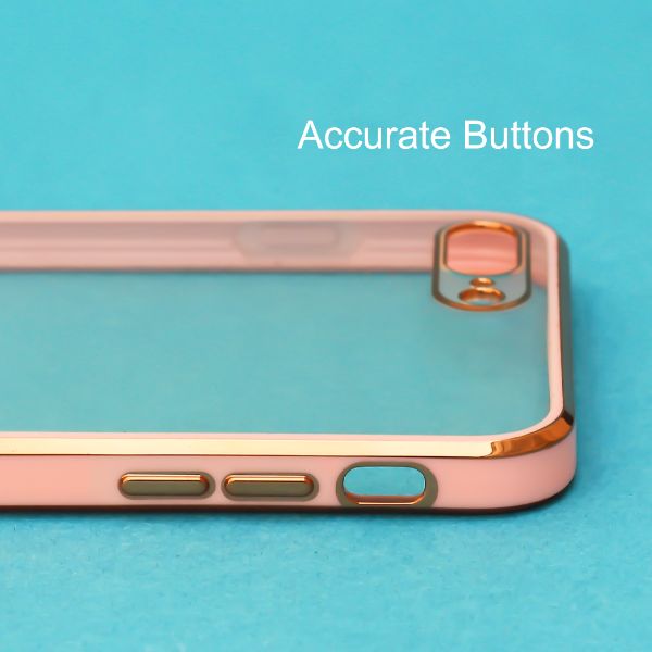 Rose Gold Electroplated Transparent Case for Apple iphone 7 Plus - The Hatke
