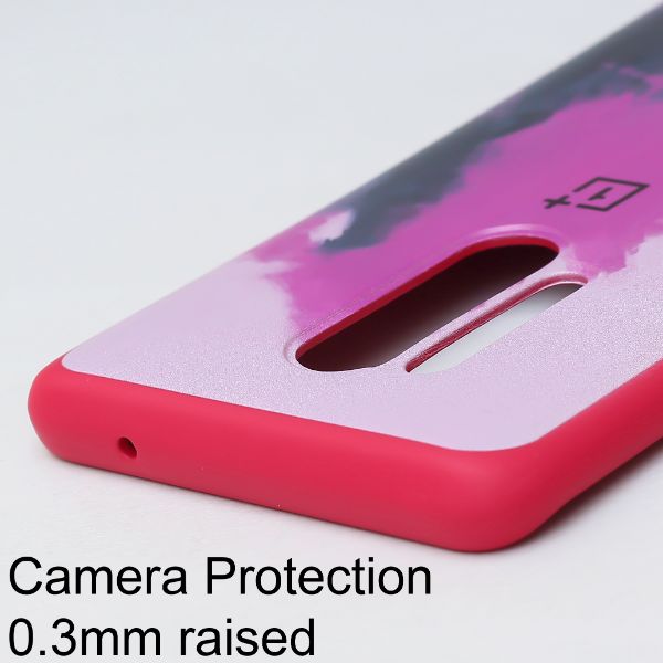 Roseate oil paint mirror case for Oneplus 8 Pro - The Hatke