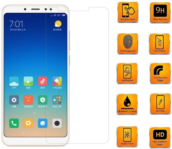 Screen Protector for Redmi Note 5 - The Hatke