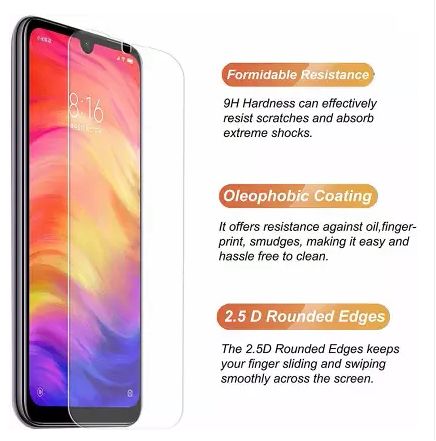 Screen Protector for Redmi note 7 - The Hatke