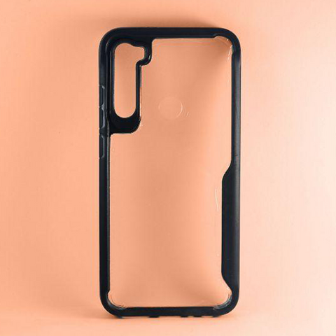 Shockproof silicone protective transparent Case for Redmi note 8
