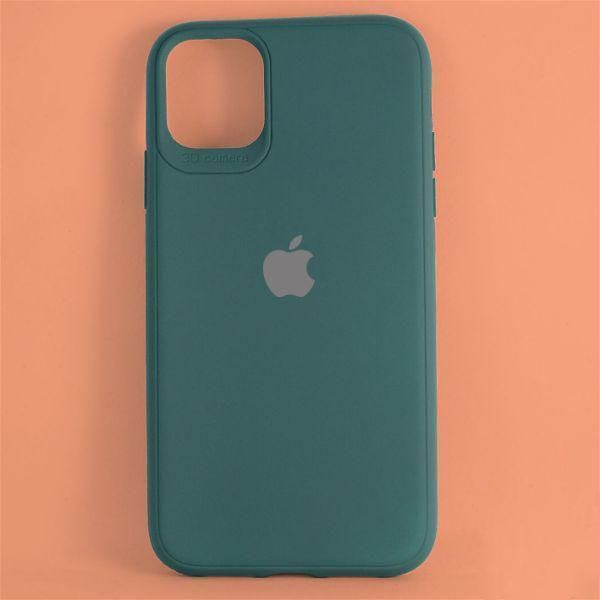 Dark Green Silicone Case for Apple iphone 11