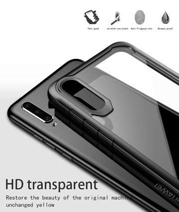 Shockproof protective transparent Silicone Case for Samsung A70 - The Hatke