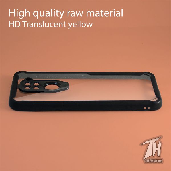 Shockproof silicone protective transparent Case for Redmi note 9 - The Hatke