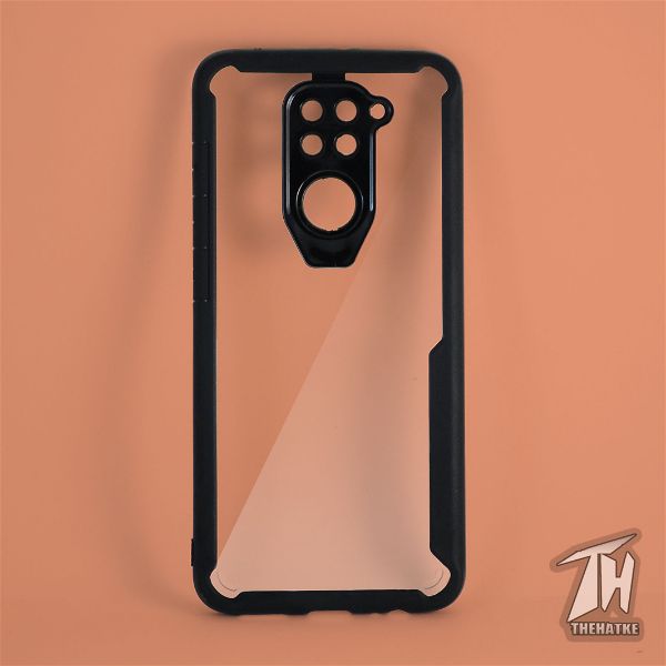 Shockproof silicone protective transparent Case for Redmi note 9 - The Hatke