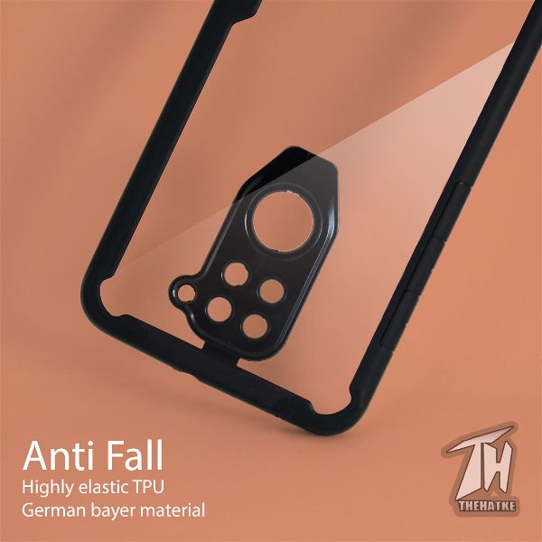 Shockproof silicone protective transparent Case for Redmi note 9 - The Hatke