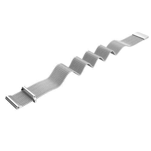Silver Chain Strap For Smart Watch (22mm) - The Hatke