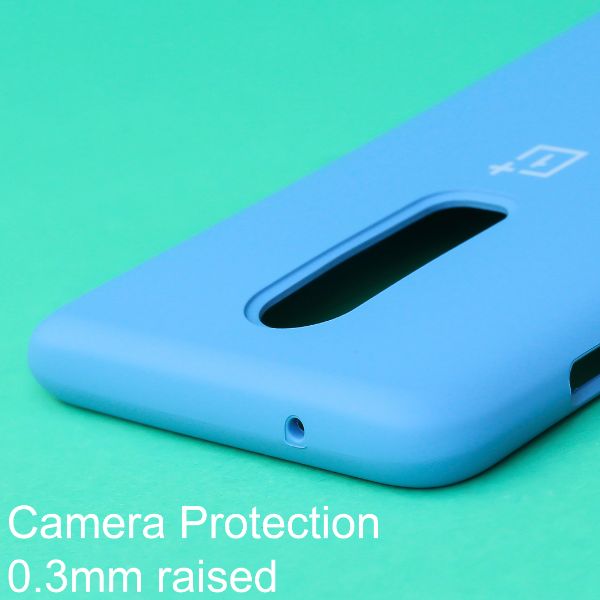 Sky Blue Original Silicone case for Oneplus 6 - The Hatke