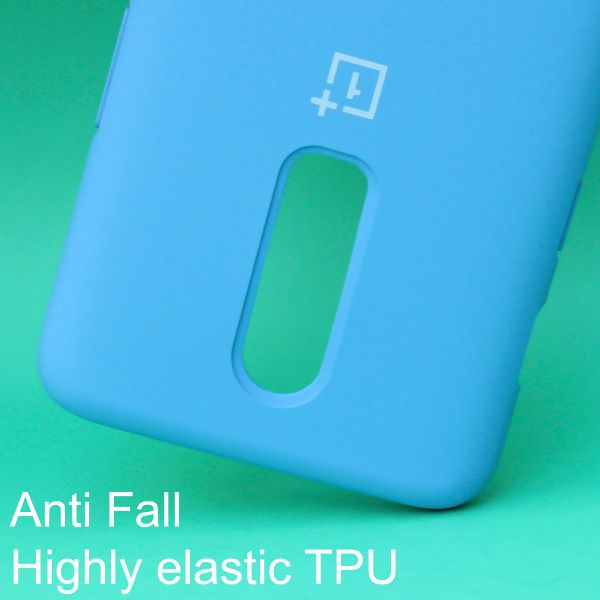 Sky Blue Original Silicone case for Oneplus 6 - The Hatke