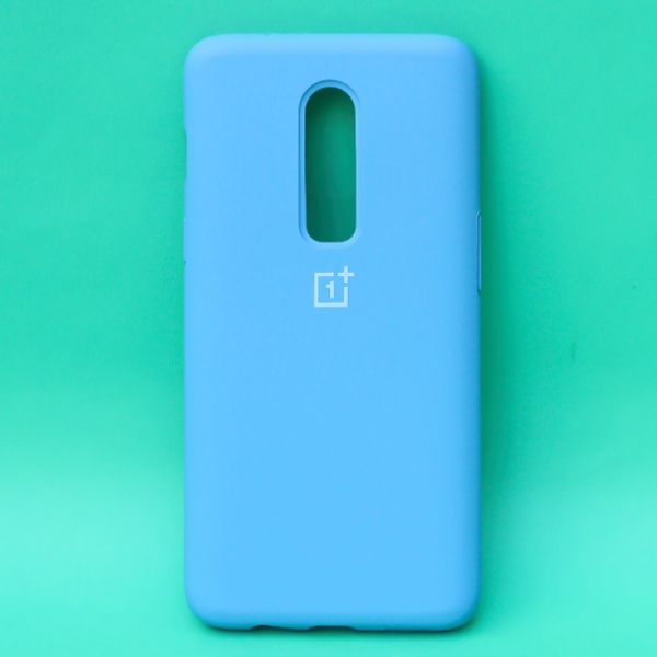 Sky Blue Original Silicone case for Oneplus 6 - The Hatke