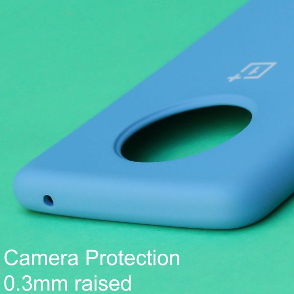 Sky Blue Original Silicone case for Oneplus 7T - The Hatke