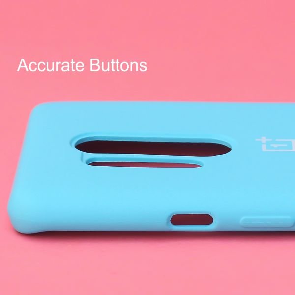 Sky Blue Original Silicone case for Oneplus 8 Pro - The Hatke