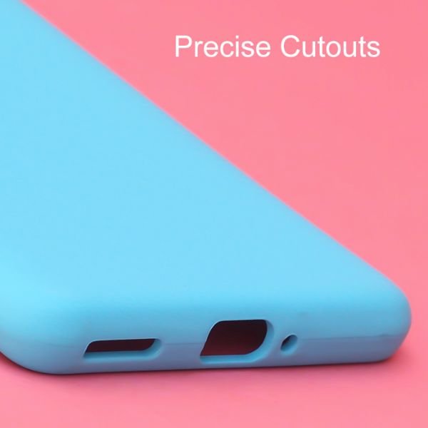 Sky Blue Original Silicone case for Oneplus 8 Pro - The Hatke