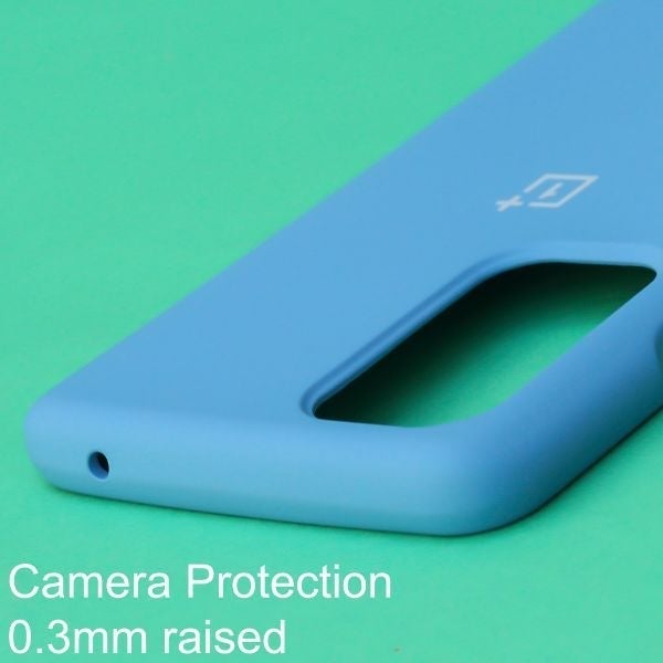 Sky Blue Original Silicone case for Oneplus 8T - The Hatke