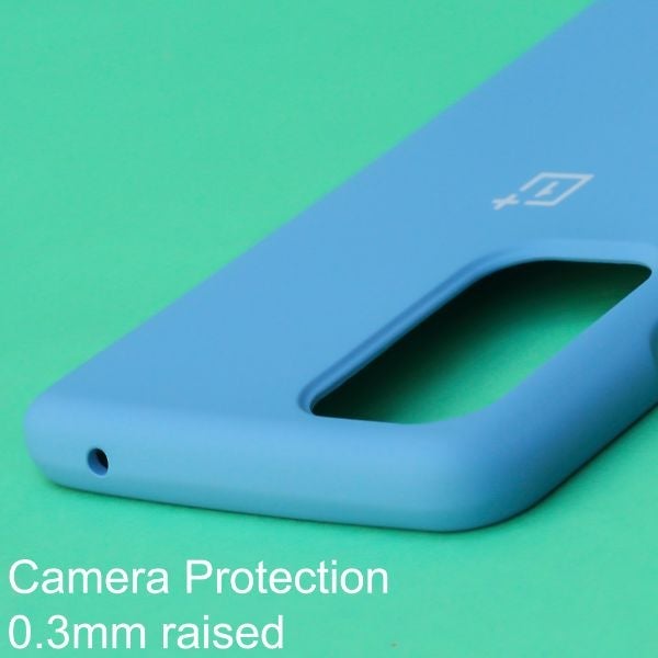 Sky Blue Original Silicone case for Oneplus 9 - The Hatke