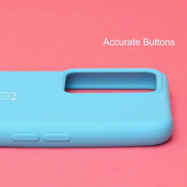 Sky Blue Original Silicone case for Oneplus Nord 2t - The Hatke