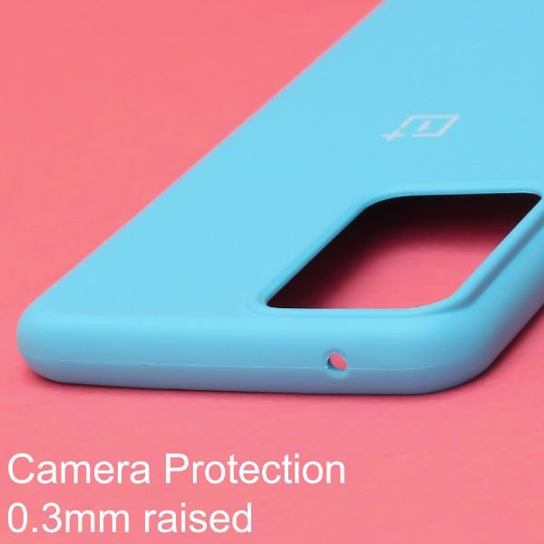 Sky Blue Original Silicone case for Oneplus Nord 2t - The Hatke
