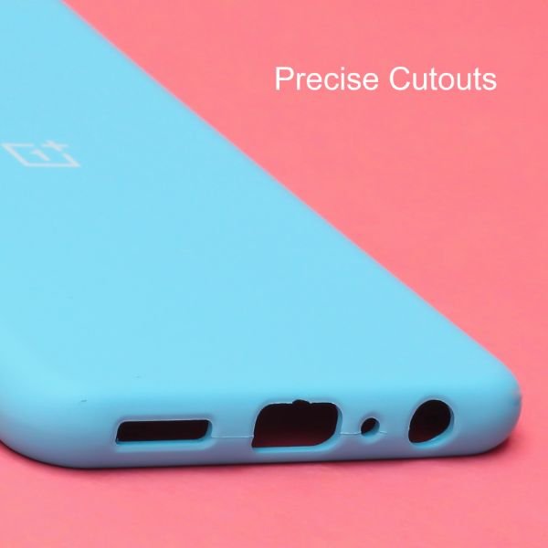 Sky Blue Original Silicone case for Oneplus Nord 2t - The Hatke