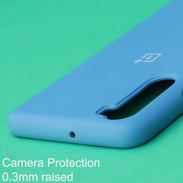 Sky Blue Original Silicone case for Oneplus Nord - The Hatke