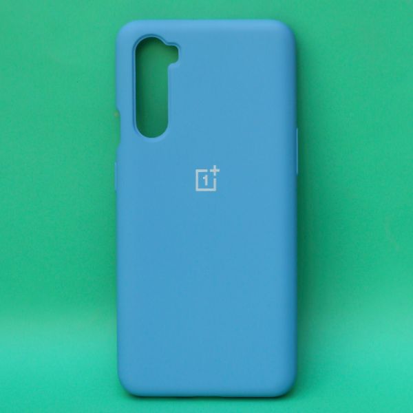 Sky Blue Original Silicone case for Oneplus Nord - The Hatke