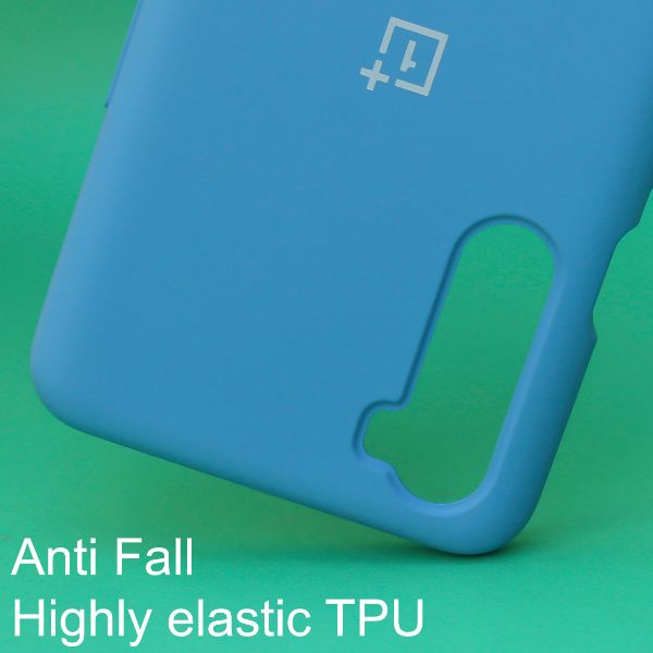 Sky Blue Original Silicone case for Oneplus Nord - The Hatke