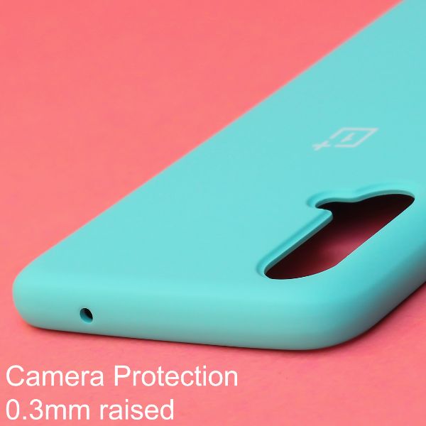 Sky Blue Original Silicone case for Oneplus Nord CE - The Hatke