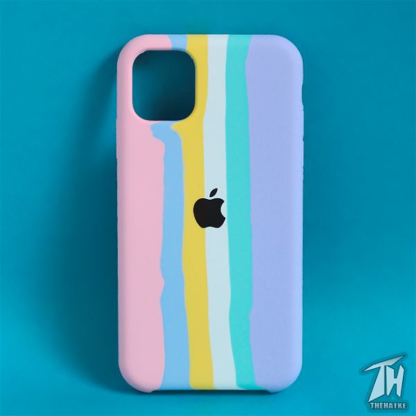 Spectrum Silicone Case for Apple Iphone 11 - The Hatke