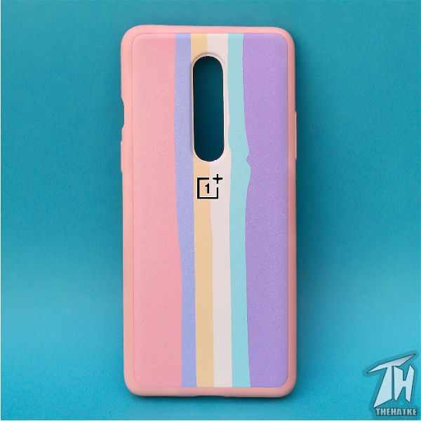 Spectrum Silicone Case for Oneplus 8 - The Hatke