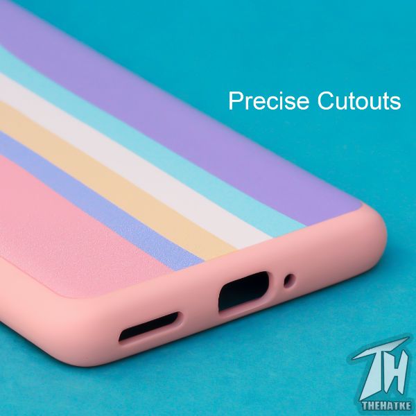 Spectrum Silicone Case for Oneplus 8 - The Hatke