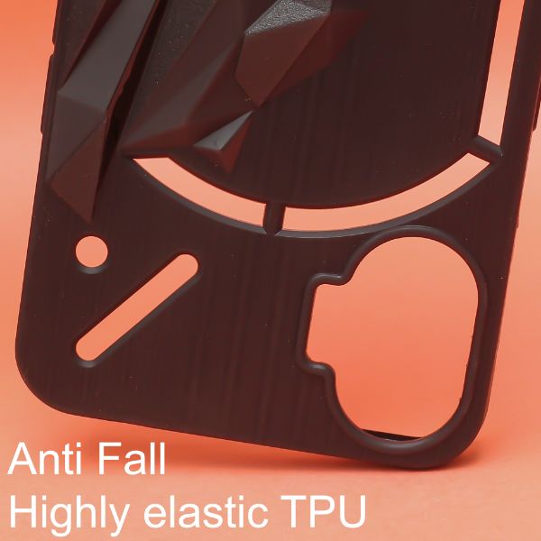 Superhero Engraved logo silicon Case for Nothing Phone 1 - The Hatke