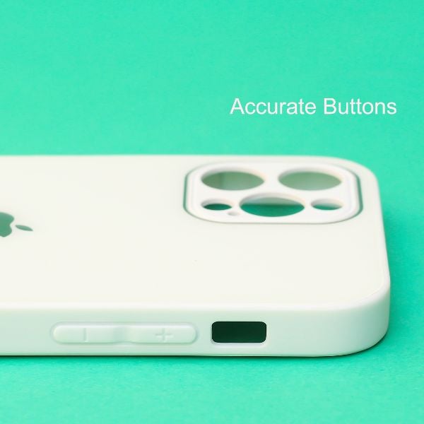 White camera Safe mirror case for Apple Iphone 13 Pro Max - The Hatke