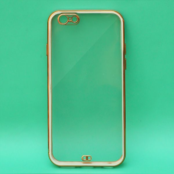 White Electroplated Transparent Case for Apple iphone 6/6s - The Hatke